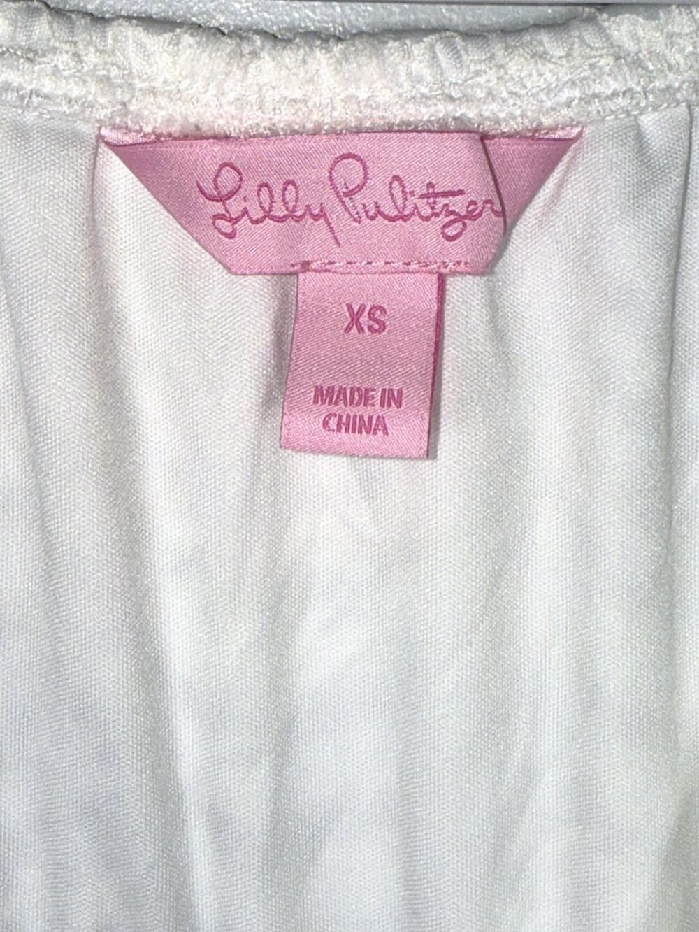 Lilly Pulitzer Lana White Eyelet Off Shoulder Skort Romper Dress W/Shorts XS - Picture 4 of 6